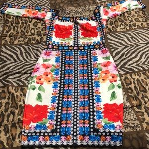 Floral gem dress
